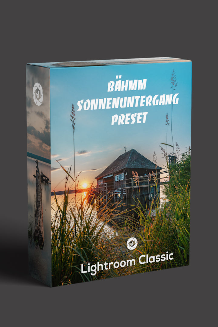 BÄHMM Sonnenuntergang am See & Architektur bei Nacht: Lightroom Classic Presets