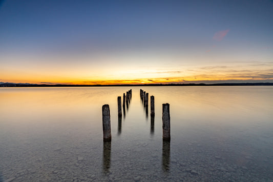 Wasserfälle, Sonnenuntergang am Starnberger See und Nachtfotografie bei den Satellitenschüsseln