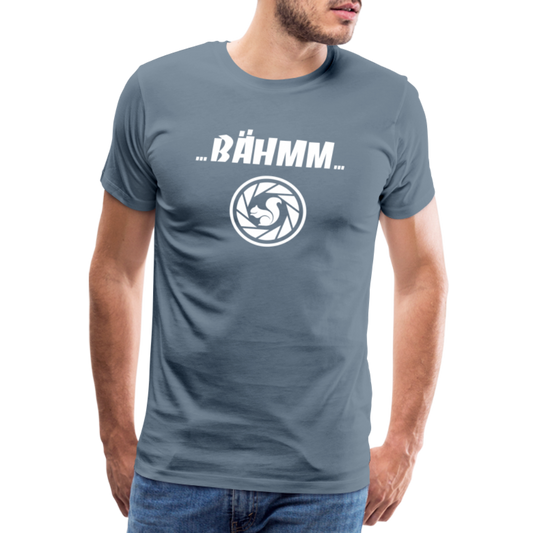 Männer Premium T-Shirt - Blaugrau