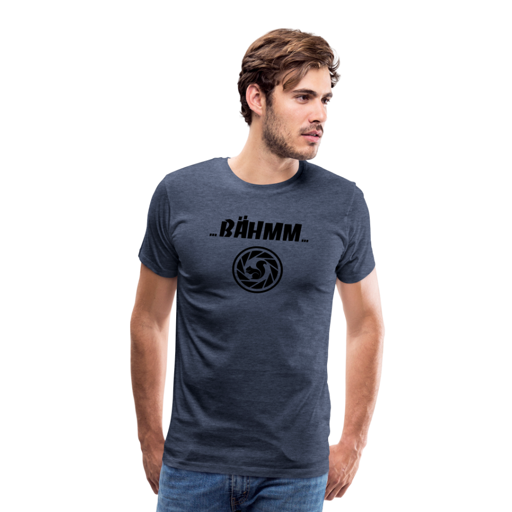 Männer Premium T-Shirt BÄHMM - Blau meliert